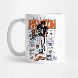 Walter Payton Chicago Stats Mug